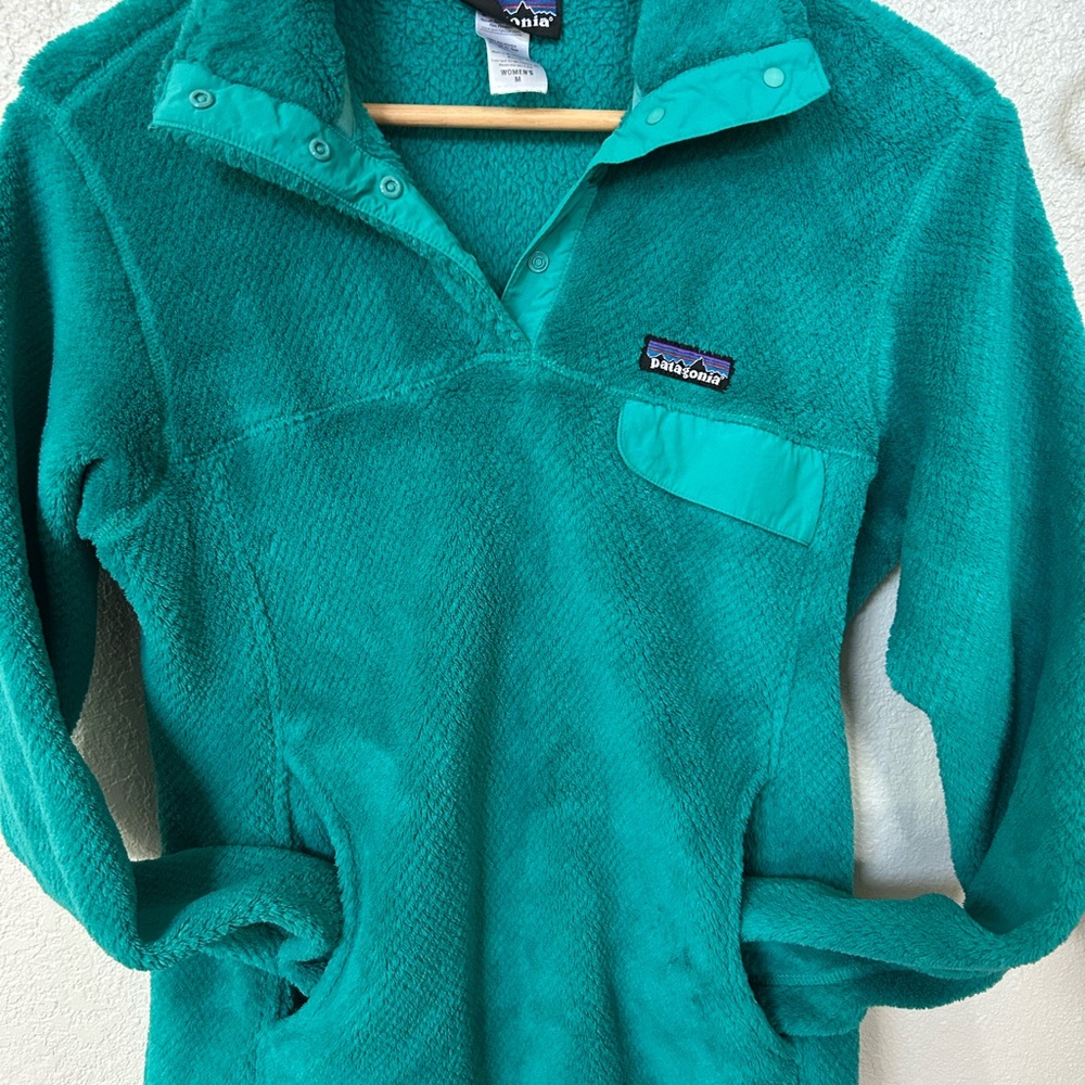 Patagonia Teal Snap-T Fleece Pullover